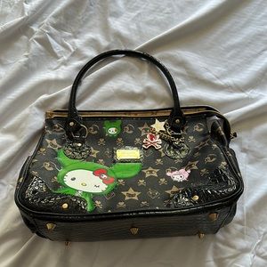 2018 Tokidoki hello kitty Boston black bag